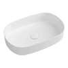 Овална мивка за плот Infinity Isvea  в бял цвят