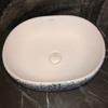 Дизайнерска мивка за баня White Granite  49 см.