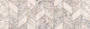 Декорна плочка Епока Шеврон 24,4x74,4 см. - KAI/Fiore - бежов цвят
