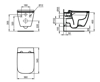T533001 IS I.LIFE B Конзолна тоалетна чиния RimLS+ с ултра тънка седалка - Ideal