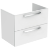 E0537WG Конзолен шкаф за мивка 70 см с 2 чекмеджета, бял гланц - Ideal Standard