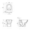 размери на конзолна тоалетна чиния moduo plus cersanit clean on технология