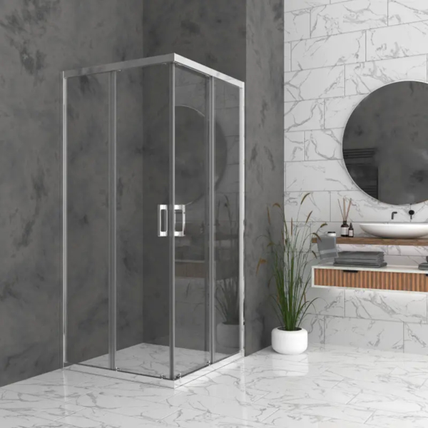 Душ кабина Bella S 70/90 H195 прозрачно 6мм, хром профил
